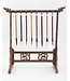 Calligraphy Brushes Rack Wood Hand-carved