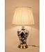 Chinese Table Lamp Porcelain with White Blue Flower Branches