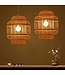 Bamboo Pendant Lamp Ceiling Lampshade Handmade - Evon W50xD50xH60cm