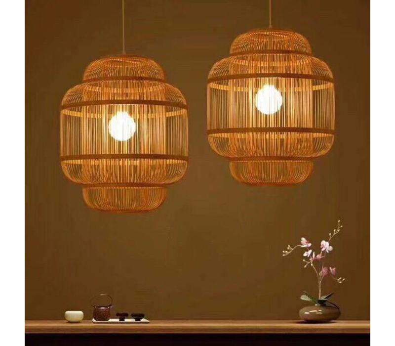 Fine Asianliving Ceiling Light Bamboo Lampshade Handmade Evon