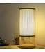 Lampe de Table Lampe de Bureau en Bambou - Maya L22xP22xH41cm