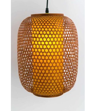 Fine Asianliving Japanese Bamboo Webbing Lamp - Sendai D40xH60cm