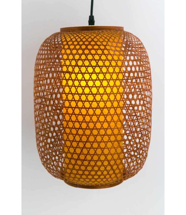 Japanese Bamboo Webbing Lamp - Sendai D40xH60cm