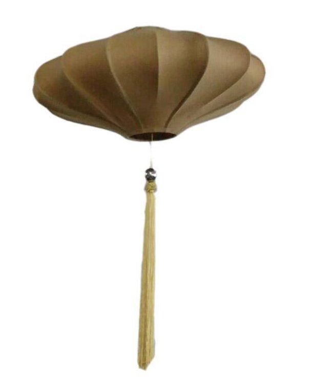 Chinese Lampion Beige Zijde D60xH26cm