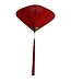 Chinesische Lampe Lucky Rot Seide D50xH30cm