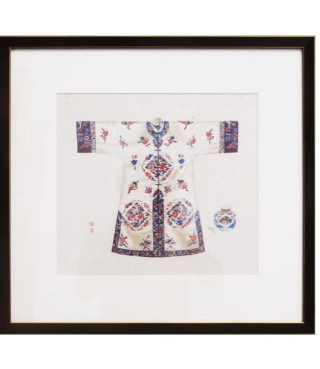 Chinese Painting White Clothing