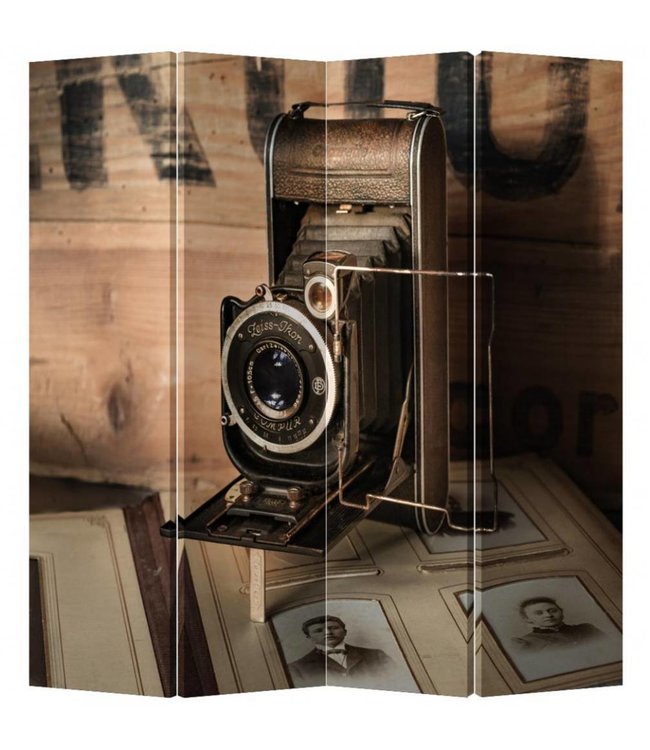 Paravent Cloison Amovible Séparateur de Pièce des Deux Côtés L160xH180cm