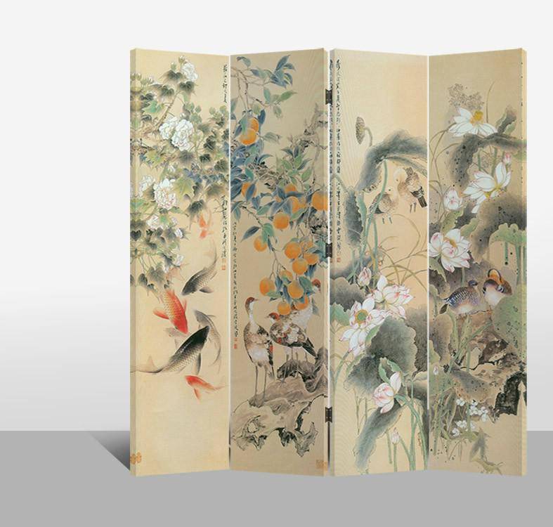 Japanese Room Dividers ORIENTIQUE 400+ Folding Screens Orientique