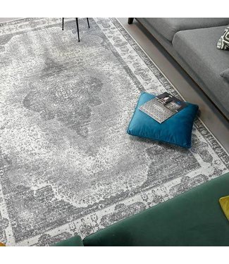 Fine Asianliving Carpet Lowla Ash Gray 2 160x240cm