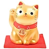 Fine Asianliving Lucky Cat Maneki Neko Gold