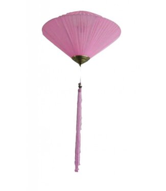 Fine Asianliving Chinesische Lampe Rosa Seide D50xH30cm
