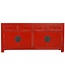 Fine Asianliving Chinese Sideboard Chest of Drawers Dresser Cabinet L180xW40xH85cm Lucky Red