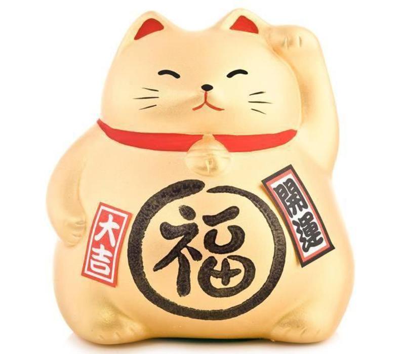 Lucky Cat Maneki Neko Gold - Better Fortune