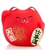 Fine Asianliving Lucky Cat Maneki Neko Small - Career Red 5.5cm