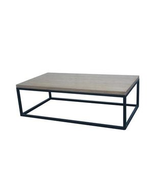 Fine Asianliving Table Basse Contemporaine Chinoise en Bois Noire L130xP70xH40cm