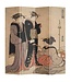 Fine Asianliving Paravent Japonais L160xH180cm 4 Panneaux Musique des Femmes Japonaises