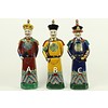 Fine Asianliving Figurine en Porcelaine de l'Empereur Chinois Trois Générations Ensemble de Statues de La Dynastie Qing/3 L12xP10xH42cm