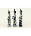 Chinese Empress Porcelain Figurine Three Concubines Qing Dynasty Statues Handmade Set/3