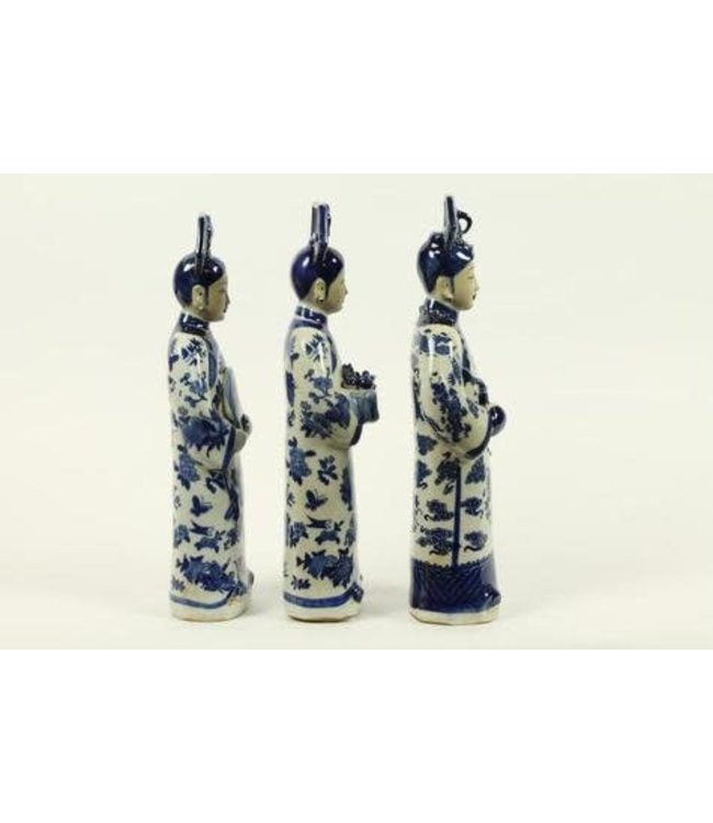Figurine en Porcelaine de l'Impératrice Chinoise Trois Concubines Statues De La Dynastie Qing Ensemble Fait à La Main/3