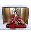 Antico Imperatore Giapponese e Imperatrice Hina Ningyo Meiji Style Set/2