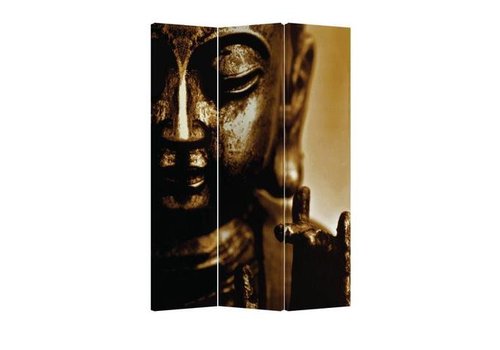 Fine Asianliving Kamerscherm Scheidingswand B120xH180cm 3 Panelen Boeddha