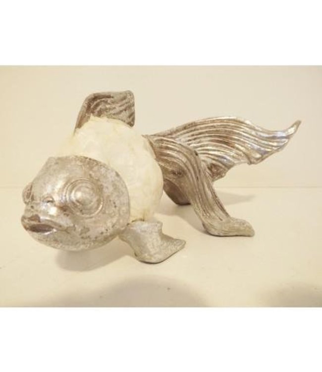 Fish Mother-of-Pearl Polystone Home Accessory Large