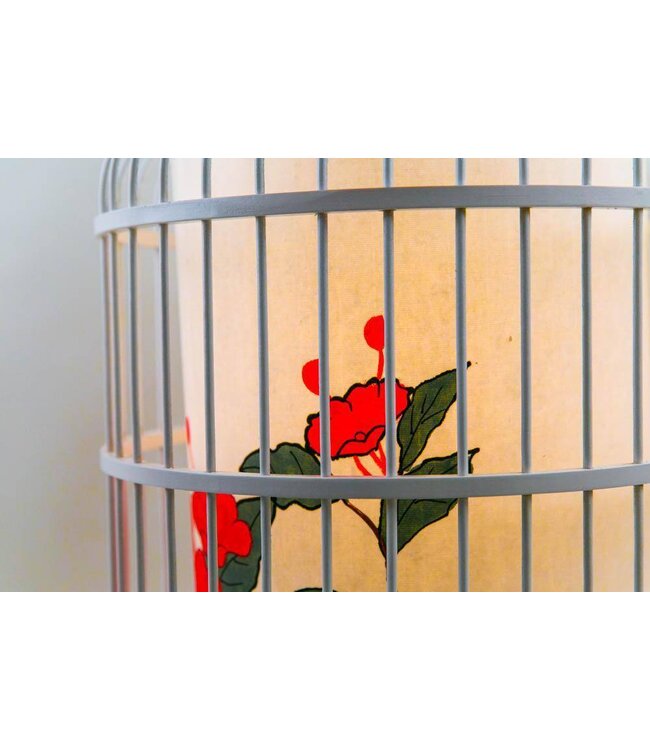 Lampe á Suspension Chinois Volière L53xP53xH96cm