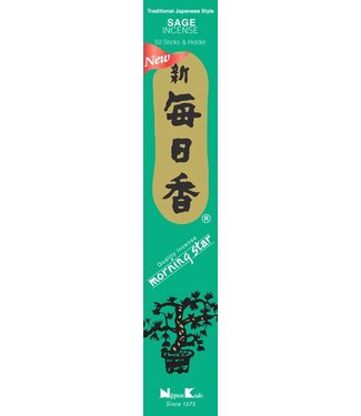 Fine Asianliving Morning Star Japanese Incense Sage 50pcs