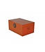 Baule Cassapanca Cinese Antico Rosso L90xP60xA43cm