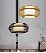 Bamboo Pendant Lamp Black Ceiling Lampshade Handmade - Jake