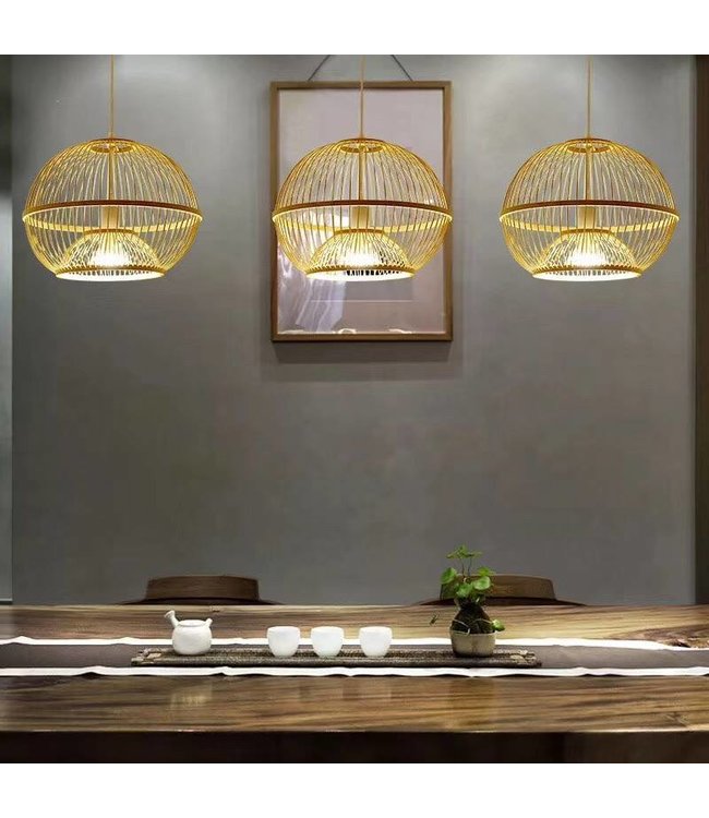 Bamboe Hanglamp Handgemaakt - Sisley