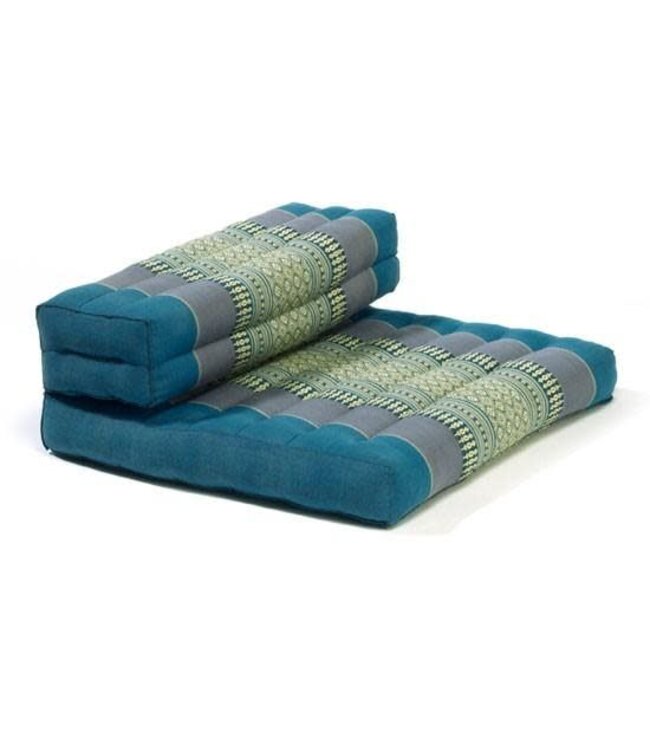 Thai Cushion Meditation Mat Foldable 50x75x12cm Blue
