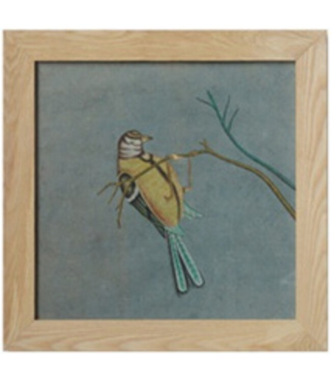 Schilderij Vogel Op Tak