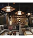 Bamboo Pendant Lamp Ceiling Lampshade Handmade - Sienna W60xD60xH25cm