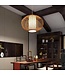 Bamboo Lampshade Pendant Light Handmade -  Sophia D40xH33cm