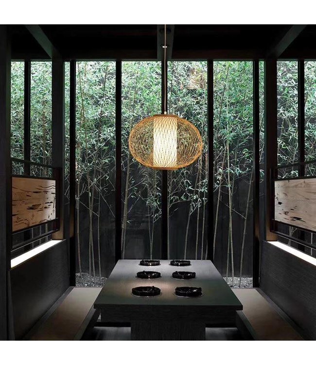 Bamboe Hanglamp Handgemaakt - Sophia