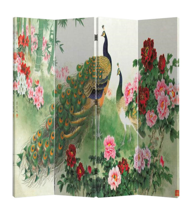 Raumteiler Paravent Sichtschutz Trennwand Raumtrenner Leinwand Spanische Wand  L160xH180cm