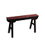 Antique Chinese Bench Black Red - Shanghai, China W95xD15xH53cm