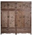 Armoire de Mariage Chinoise Antique Set / 2 Empereur Fait Main Dragons L110xP55xH240cm