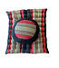 Thais Kussen Set: Ronde Meditatiekussen Zafu 40x20cm, Meditatie Mat Zabuton 76x72cm Yoga Kapok Rood