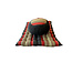 Thais Kussen Set: Ronde Meditatiekussen Zafu 40x20cm, Meditatie Mat Zabuton 76x72cm Yoga Kapok Rood