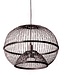 Bamboo Lampshade Pendant Light Black Handmade - Lucas D50xH40cm