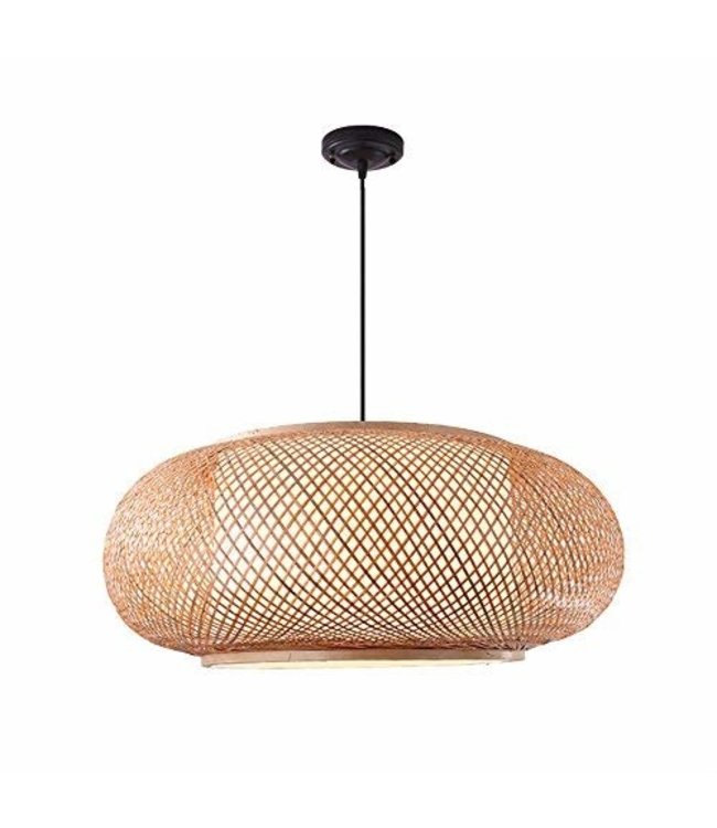 Lampe á Suspension en Bambou - Chantelle L59xP59xH23cm