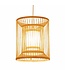 Fine Asianliving Lampe á Suspension en Bambou Fait Main - Alice L30xP30xH45cm