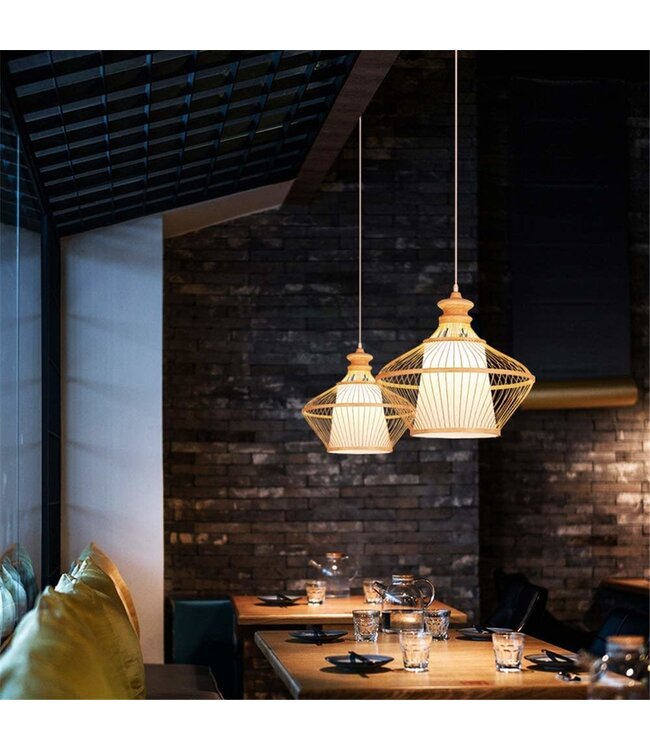 Bamboe Hanglamp Handgemaakt - Ophelia