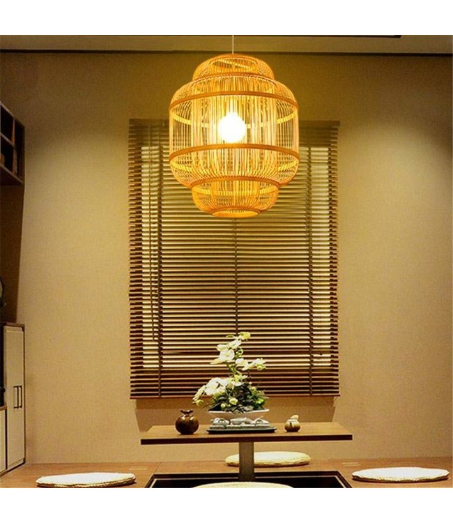Bamboe Hanglamp Handgemaakt - Evon