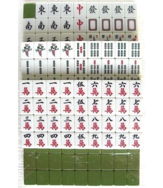 Fine Asianliving Mahjong Game Set 40cm XXL 148 Acrylic Tiles