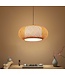 Lampe á Suspension en Bambou - Chantelle L59xP59xH23cm