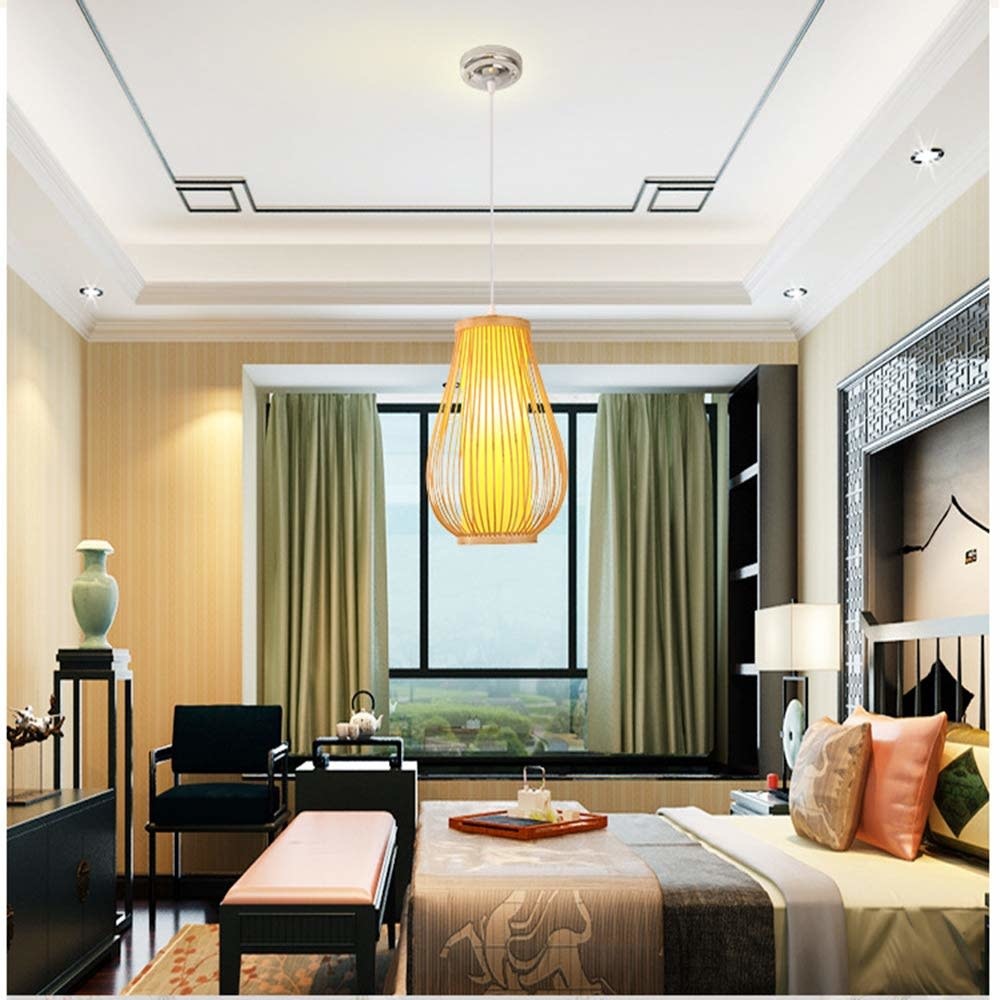 Fine Asianliving Ceiling Light Bamboo Lampshade Handmade Bella Ceiling Light Bamboo Lampshade Handmade