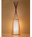 Bambus Stehlampe Handgefertigt - Nora B25xT25H158cm
